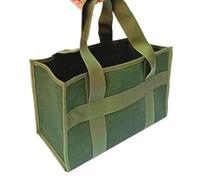 Bolsa de herramientas de lona de gran capacidad, bolsa de herramientas de boca ancha, bolsas de almacenamiento para hombres, multifuncional, resistente al desgaste, organizador portátil