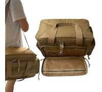 Bolsa de herramientas de nailon, bolsa de herramientas de trabajo, 7,48 x 8,66 x 14,96 pulgadas, bolsa de almacenamiento portátil para exteriores, construcción, camping, madera y jardinería