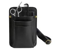 Bolsa de Herramientas de Peluquero, Soporte para Tijeras de Cuero PU,Bolsa de Herramientas para floristería de jardinería con Correa Desmontable - Bolsa de Herramientas de floristería, Organizador de