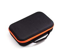 Bolsa de herramientas de tela de buey vacía para almacenamiento de taladros, cierre de cremallera, bolsa de trabajo, reutilizable, funda protectora para exteriores (Naranja, L(33 * 22.5 * 9cm))