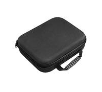 Bolsa de herramientas de tela de buey vacía para almacenamiento de taladros, cierre de cremallera, bolsa de trabajo, reutilizable, funda protectora para exteriores (Negro, S(26 * 22 * 7.5cm))