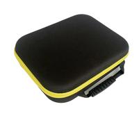 Bolsa de herramientas de tela de buey vacía para almacenamiento de taladros, cierre de cremallera, bolsa de trabajo, reutilizable, funda protectora para exteriores (Amarilla, S(26 * 22 * 7.5cm))