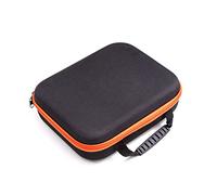 Bolsa de herramientas de tela de buey vacía para almacenamiento de taladros, cierre de cremallera, bolsa de trabajo, reutilizable, funda protectora para exteriores (Naranja, S(26 * 22 * 7.5cm))