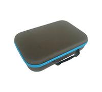 Bolsa de herramientas de tela de buey vacía para almacenamiento de taladros, cierre de cremallera, bolsa de trabajo, reutilizable, funda protectora para exteriores (Azul, L(33 * 22.5 * 9cm))