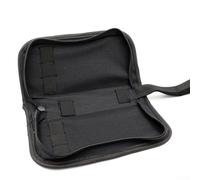 Bolsa de herramientas de tela Oxford para reparación de relojes, almacenamiento multiusos, 24 x 20,5 x 5 cm, bolsa expandible resistente con tela 600D, cartón gris de 1300 g (C)