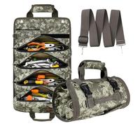 Bolsa de herramientas enrollable, bolsa de herramientas portátil para hombres, organizador de herramientas, regalos para hombres, regalo para el día del padre, cumpleaños y Navidad para padre