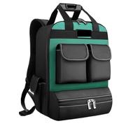 Bolsa de herramientas for electricistas, mochila hombro for hombre, maletín lona multifunción for mantenimiento, bolsa carpintero portátil y duradera Mochila de Herramientas