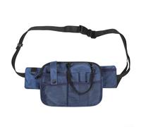 Bolsa de herramientas impermeable con correa ajustable y compartimentos espaciosos diseñados para profesionales de la salud y organización de suministros (azul)