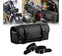 Bolsa De Herramientas Impermeable Cuero Sintético, Alforja, para Manillar Bicicleta, Horquilla, para Chopper Bobber Cruiser Sportster XL 883