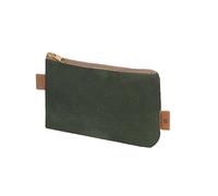 Bolsa de herramientas multifuncional de color verde oscuro, bolsa de lona portátil con cremallera, bolsa de almacenamiento impermeable, adecuada para trabajar, viajar (medio)