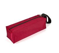 Bolsa de herramientas multifuncional portátil de tela Oxford, bolsa de reparación de electricistas, bolsa de almacenamiento impermeable (rojo, S)