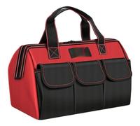 Bolsa de herramientas Oxford impermeable, portador de almacenamiento de | Proporciona un diseño de lona Oxford impermeable con refuerzo de acero de 360 grados para mantener las herramientas