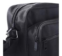 Bolsa de herramientas para electricista - Bolsa de almacenamiento de lona resistente con múltiples bolsillos, organizador de un solo hombro para herramientas, llaves, cables y martillos, 24 x 12 x 19