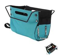Bolsa de Herramientas para escaleras de Mano, Bolsa organizadora de Tela Oxford 600D con múltiples Bolsillos, Bucle para Martillo, Hebilla de liberación rápida para fácil Acceso a
