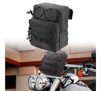 Bolsa De Herramientas para Manillar Motocicleta, Almacenamiento para Alforjas, Bolsas Universales para Horquilla Delantera, para Barra Sissy para Spyder