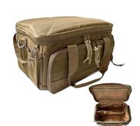 Bolsa de herramientas para mecánicos - Portaherramientas portátil múltiple -T -Techet - Mango de tela duradero, soporte plegable para dispositivos | Contenedor multiusos perfecto para proyectos de