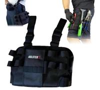 Bolsa de herramientas para pierna Holster Z con clip para cinturón, bolsa de herramientas de reparación Holster Z para pierna, bolsa organizadora de herramientas para electricista, bricolaje, artesano
