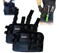 Bolsa de herramientas para pierna Holster Z con clip para cinturón, bolsa de herramientas de reparación Holster Z para pierna, bolsa organizadora de herramientas para electricista, bricolaje, artesano