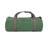 Bolsa de herramientas port¨¢til gran capacidad, bolsa multifuncional boca ancha impermeable para llaves, destornilladores, alicates y peque?os accesorios, organizador resistente en lona verde militar