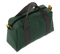Bolsa de herramientas portátil vacía 40 x 22 x 15 cm lona grande impermeable bolsa de herramientas con asa, multiusos resistente al desgaste maletín de herramientas electricista carpintería