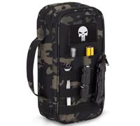 Bolsa de herramientas táctica para hombre - Organizador multiusos resistente al agua con gran apertura y cremallera, caja de herramientas pequeña y duradera para reparaciones, carpinteros y manitas