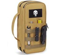 Bolsa de herramientas táctica para hombre - Organizador multiusos resistente al agua con gran apertura y cremallera, caja de herramientas pequeña y duradera para reparaciones, carpinteros y manitas