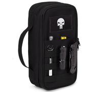 Bolsa de herramientas táctica para hombre - Organizador multiusos resistente al agua con gran apertura y cremallera, caja de herramientas pequeña y duradera para reparaciones, carpinteros y manitas