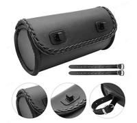 Bolsa de Herramientas Universal para Motocicleta, para Horquilla Delantera, Manillar, alforja, Rollo de Barril, Barril Trasero de Carreras, Almacenamiento para Harley Chopper Bobber(Style 4)