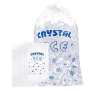 Bolsa De Hielo - Cubos De Hielo Con Cordón De Cordón | Icë Machine Storage Freezer Keeper | 100 Piezas Bolsas Resistentes Para Camping, Envíos, Viajes Por Carretera, Entrega De Comida