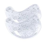 Bolsa de hielo de gel para ojos de masaje facial al vacío, almohadilla de gel reutilizable, parche de ojos caliente y frío debajo de los ojos, contra ojos cansados, ojeras oscuras, pestañas de 5 ml