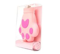 Bolsa de Hielo en Forma de Pata de Gato, Silicona Rosa | Uso en Salidas y Emergencias, Textura Lisa y Flexible, Diseño Creativo