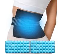 Bolsa de hielo para aliviar el dolor de espalda, envoltura de hielo reutilizable para la parte inferior de la espalda, terapia de compresión fría para lesiones lumbares de cintura, nervio ciático,