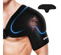 Bolsa de hielo para hombro con gel triple Coldfocus Expert para terapia de frío de manguito rotador de larga duración, soporte de hielo para hombro, manguito rotador, terapia de frío para aliviar el