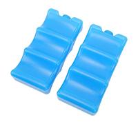 Bolsa de Hielo para Leche Materna, Caja de Hielo Reutilizable para Leche Materna, Forma Contorneada, Portátil, Tamaño Grande, Se Adapta a 6 Biberones, Conservación de Alimentos,