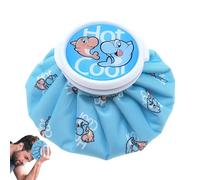 Bolsa de hielo reutilizable, bolsa de agua fría de 15.2 cm, impermeable, bolsa de compresión cálida, bolsa sin fugas para deportes, rodilla, cabeza, pierna, muñeca y mano, rápida para moretones e