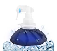 Bolsa de hielo reutilizable, bolsa de refrigeración a prueba de fugas, rellenable en caso de lesiones, bolsa de refrigeración multifuncional densa para rodillas, brazos y frente, apta para congelador