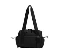 Bolsa de hombro con separación en seco y húmedo de gran capacidad, bolsa de fitness para deportes al aire libre, gimnasio, bolsa portátil para cosméticos, Color negro.