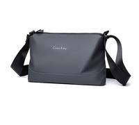 Bolsa de hombro de gran capacidad para hombre, bolsa colgante ligera de verano, bolsa cruzada de tres viajes de ocio, Gris L, Large