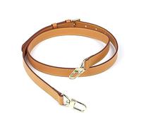 Bolsa de hombro de metal sintético largo sólido con hebilla y asa para bolso, correas de repuesto, correas de repuesto, color negro