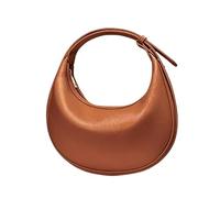 Bolsa de hombro de poliuretano de alta gama, a la moda, ajustable, para mujer, para viajes, cruzada, con media luna, a3, 31.0*9.0*29.0