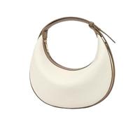 Bolsa de hombro de poliuretano de alta gama, a la moda, ajustable, para mujer, para viajes, cruzada, con media luna, A9., 31.0*9.0*29.0