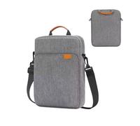 Bolsa de hombro de tableta de pulgadas: manga protectora, manija y correa ajustable | Estuche de transporte multifuncional, liviano y duradero, adecuado para viajes, trabajo, escuela y uso diario, com