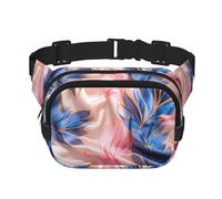 Bolsa de hombro de viaje de seda para fitness, riñonera moderna e informal, riñonera cuadrada de doble capa, color negro, talla única, Negro, One Size