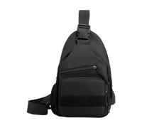 Bolsa de hombro del deporte, correas de hombro ajustable, bolsa de mensajero portátil para mujeres y hombres al aire libre jogging senderismo camping, Negro 1, verwijzen naar de beschrijving, Unisex