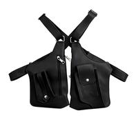 Bolsa de hombro doble para axilas para hombre, bolsa de hombro oculta en las axilas, funda antirrobo ajustable, bolsa para axilas para hombres, viajes, trabajo, pasaporte, escuela, dinero, correr