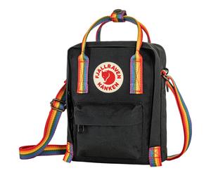 Bolsa de hombro Fjällräven Kånken Rainbow Sling Color: negro