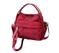 Bolsa de hombro genérica, elegante y suave de la parte superior, bolsa ajustable, para Lady Girls Daily Commute Work Office School College Weekend Travel Gym Picnic Walking Birthday, Wine Red, Se