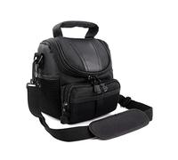 Bolsa de hombro ligera negra con correa para cámara Panasonic Lumix DMC FZ72, FZ70, FZ62, FZ60, FZ48, FZ45, FZ40, Black, Talla única, Funda para cámara