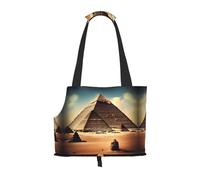 Bolsa de hombro ligera y transpirable de viaje para mascotas pequeñas, bolsa de hombro impresa WZYCWB Dreaming of the Pyramids of Khufu
