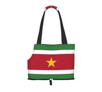 Bolsa de hombro ligera y transpirable para mascotas pequeñas, con la bandera de WZYCWB de Surinam